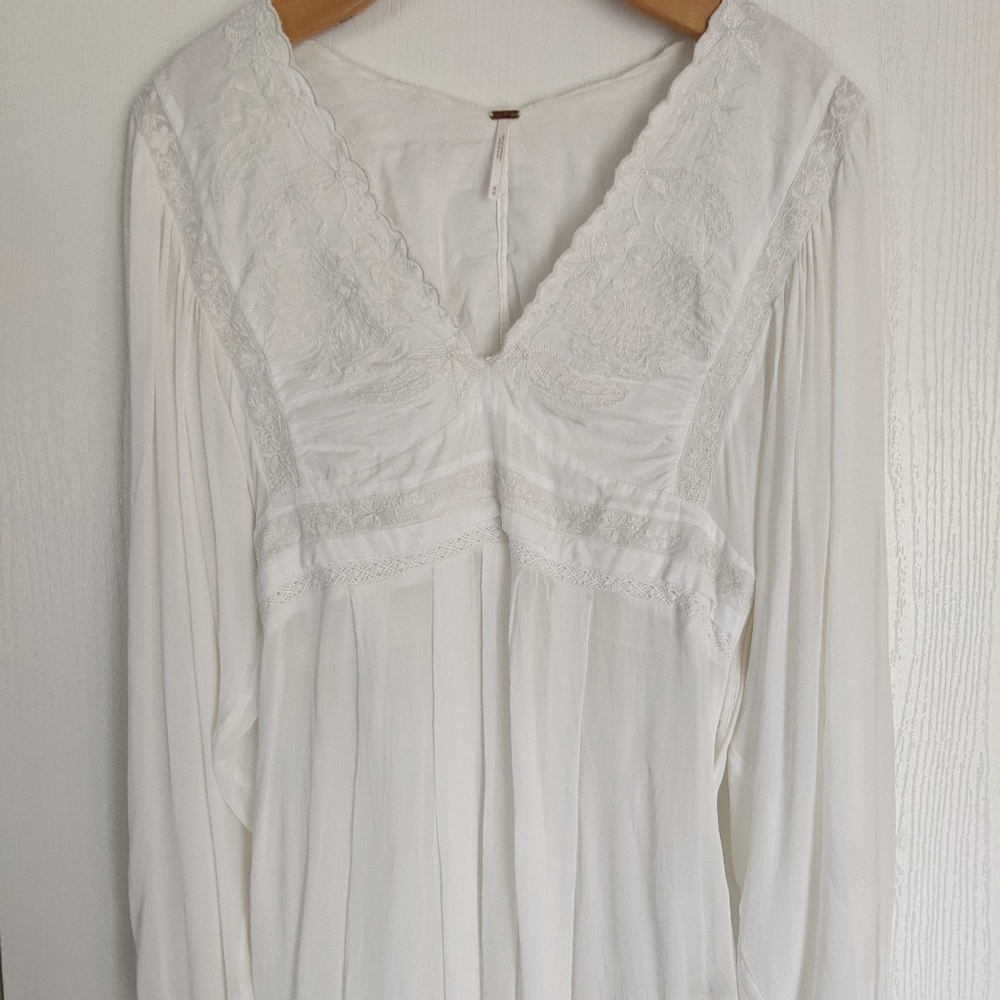 free people embroidered blouse